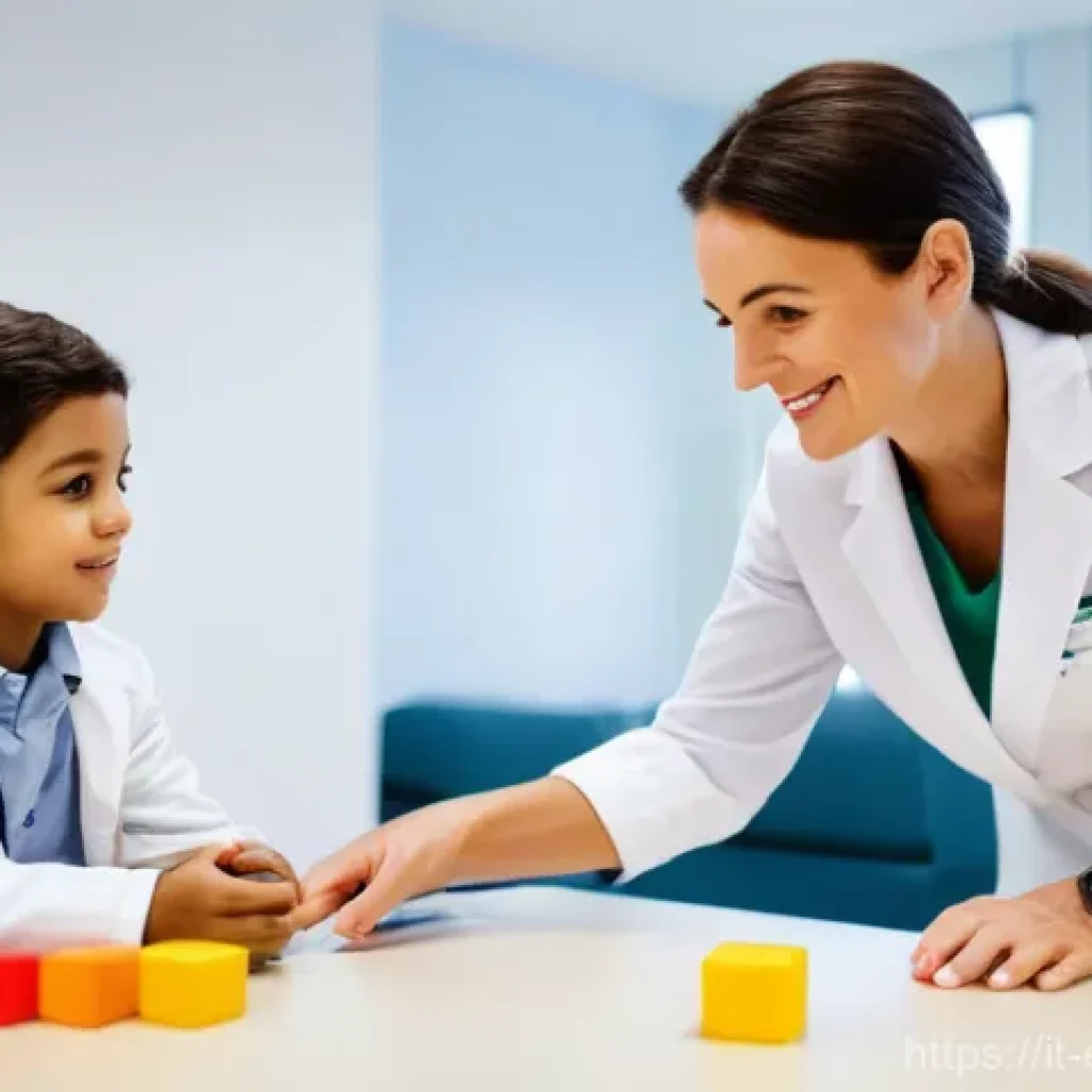 작업치료사의 팀 리더 경험담 - **Prompt:** A dynamic, split-frame image capturing the essence of an occupational therapist's evolvi...