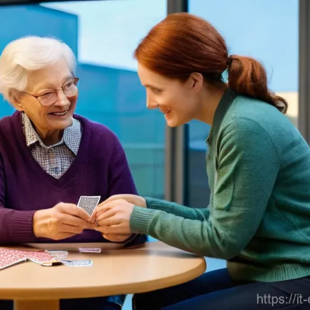 작업치료사의 환자 케이스 스터디 - **A Personalized Journey to Regain Joy:** A compassionate occupational therapist, a woman in her lat...