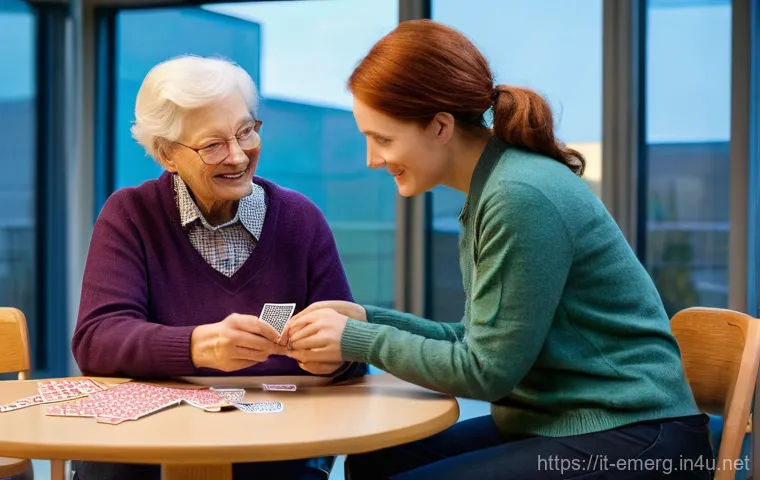 작업치료사의 환자 케이스 스터디 - **A Personalized Journey to Regain Joy:** A compassionate occupational therapist, a woman in her lat...
