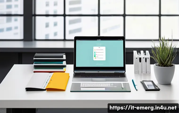 작업치료사의 환자 기록 관리 방법 - A modern occupational therapist&rsquo;s workspace featuring a clean, organized filing system with color-co...