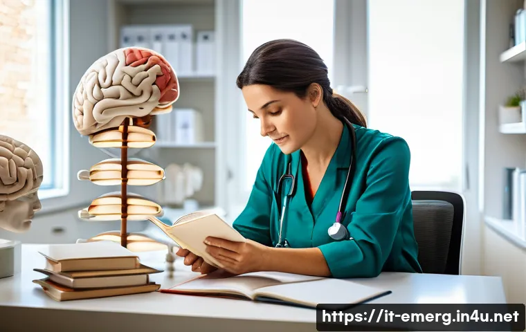 작업치료사에게 유용한 책 추천 - A professional occupational therapist in a modern Italian clinic setting, attentively working with a...