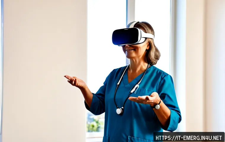 Home 17 작업치료사의 기술 동향 - Photorealistic occupational therapist in a bright modern rehabilitation clinic in Italy, guiding an ...